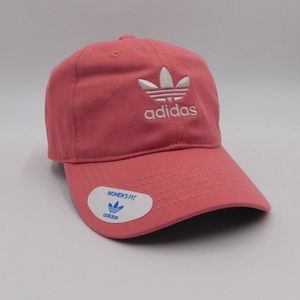 Adidas Original baseball hat Adjustable Strap back Salmon Pink Hat One Size
